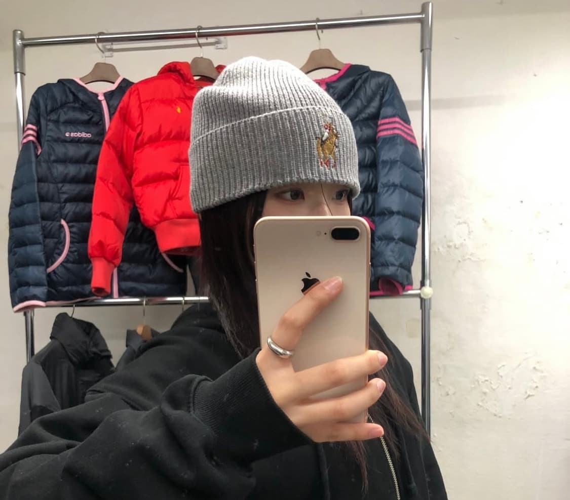 새상품—-폴로 베어 비니 상품이미지1