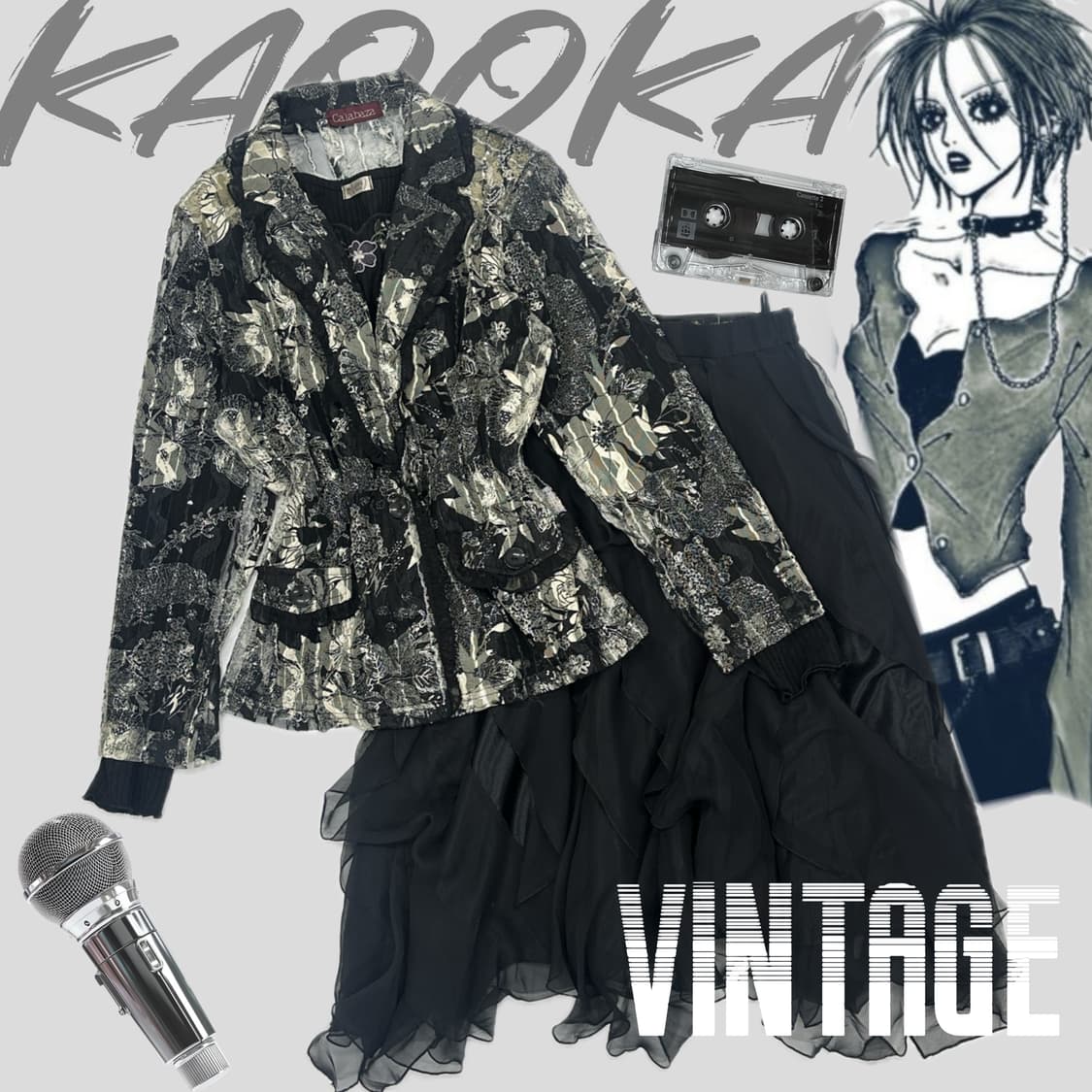 🖤엑시즈팜 레이어드 지뢰계 코디세트🖤블랙 고스로리 공겜여주 레이스 상품이미지1