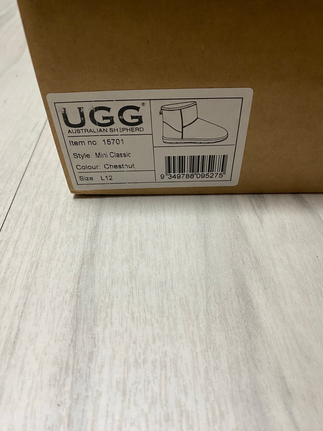 (43사이즈) 호주 에버어그 AS UGG 체스트넛 클래식 미니부츠 상품이미지3