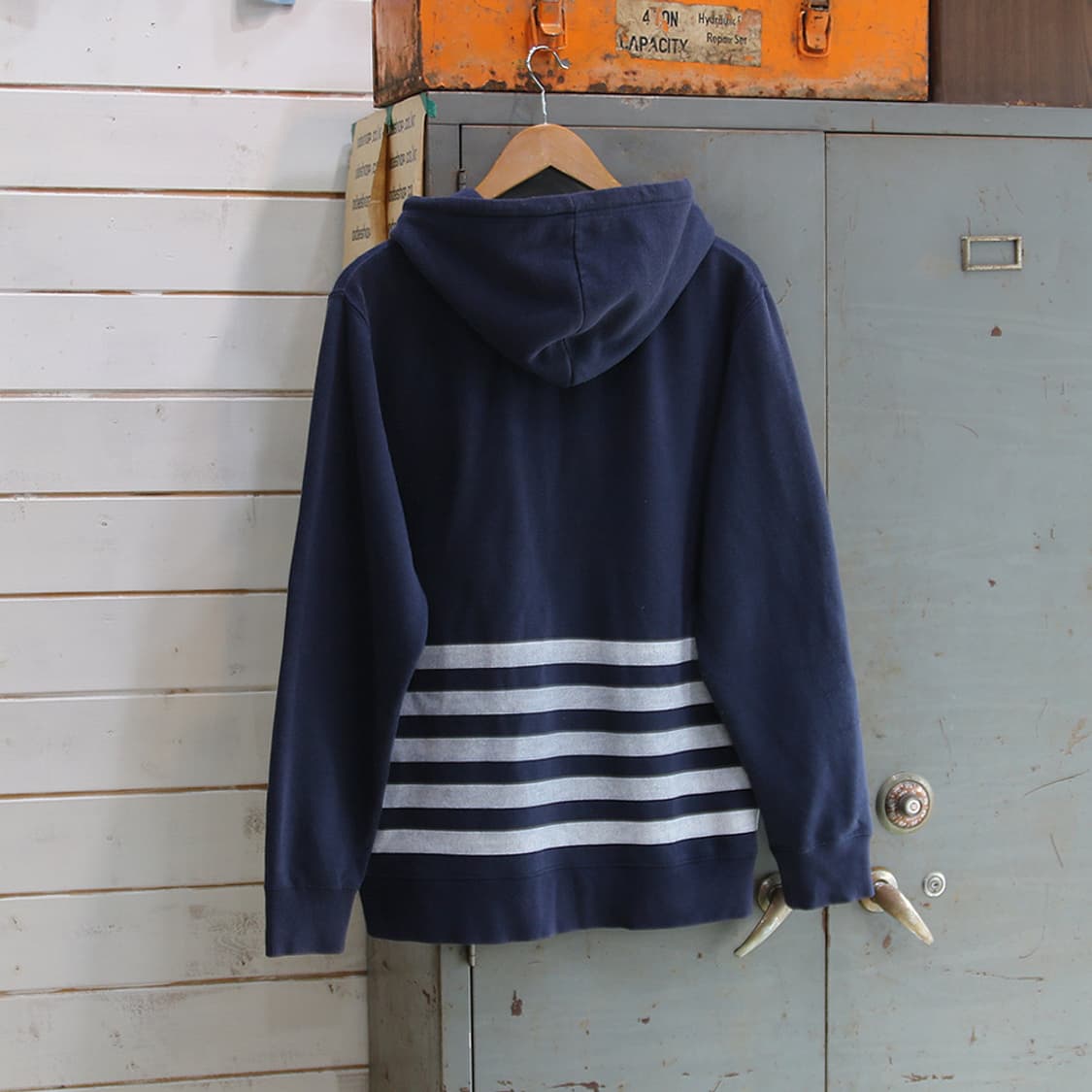 (착용컷) BEAMS HEART 스웻 후드 집업 (남성용 100) 상품이미지2