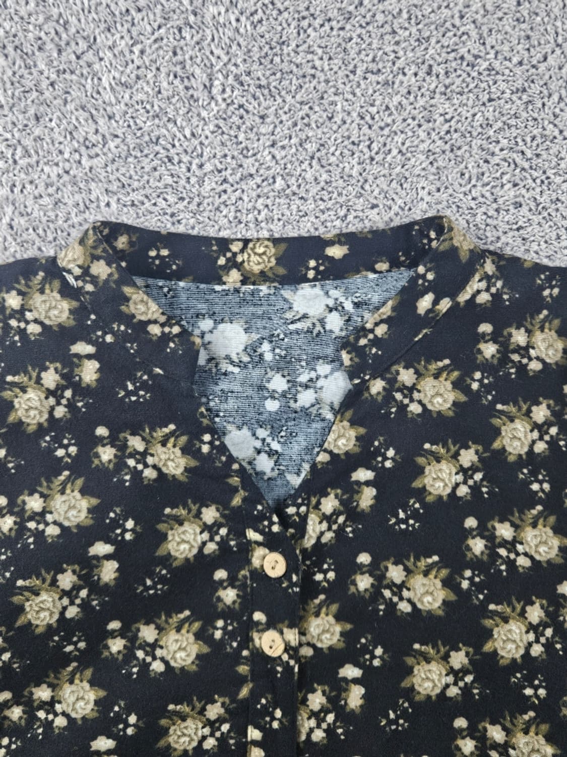 빈티지 플라워 패턴 레이스 원피스 ( L추정 ) / 11251 상품이미지8