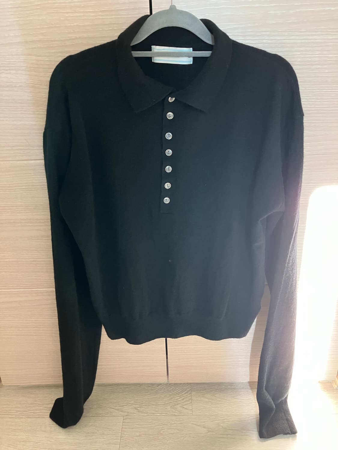 웨이비니스 카라 니트 블랙 상품이미지2