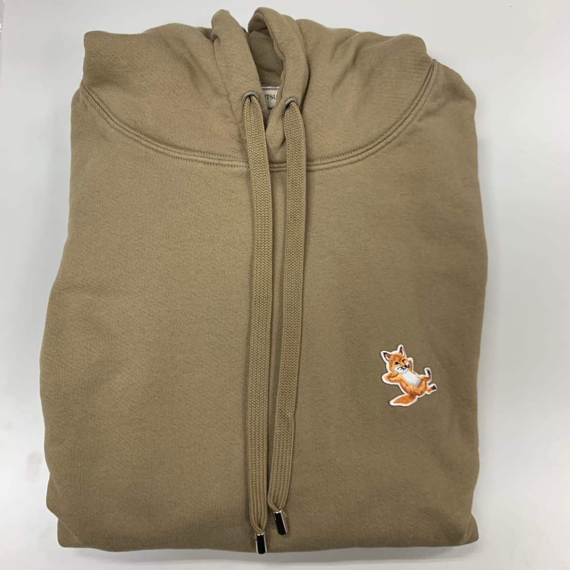 20FW 메종키츠네 칠랙스 로고 후드 카키 상품이미지2