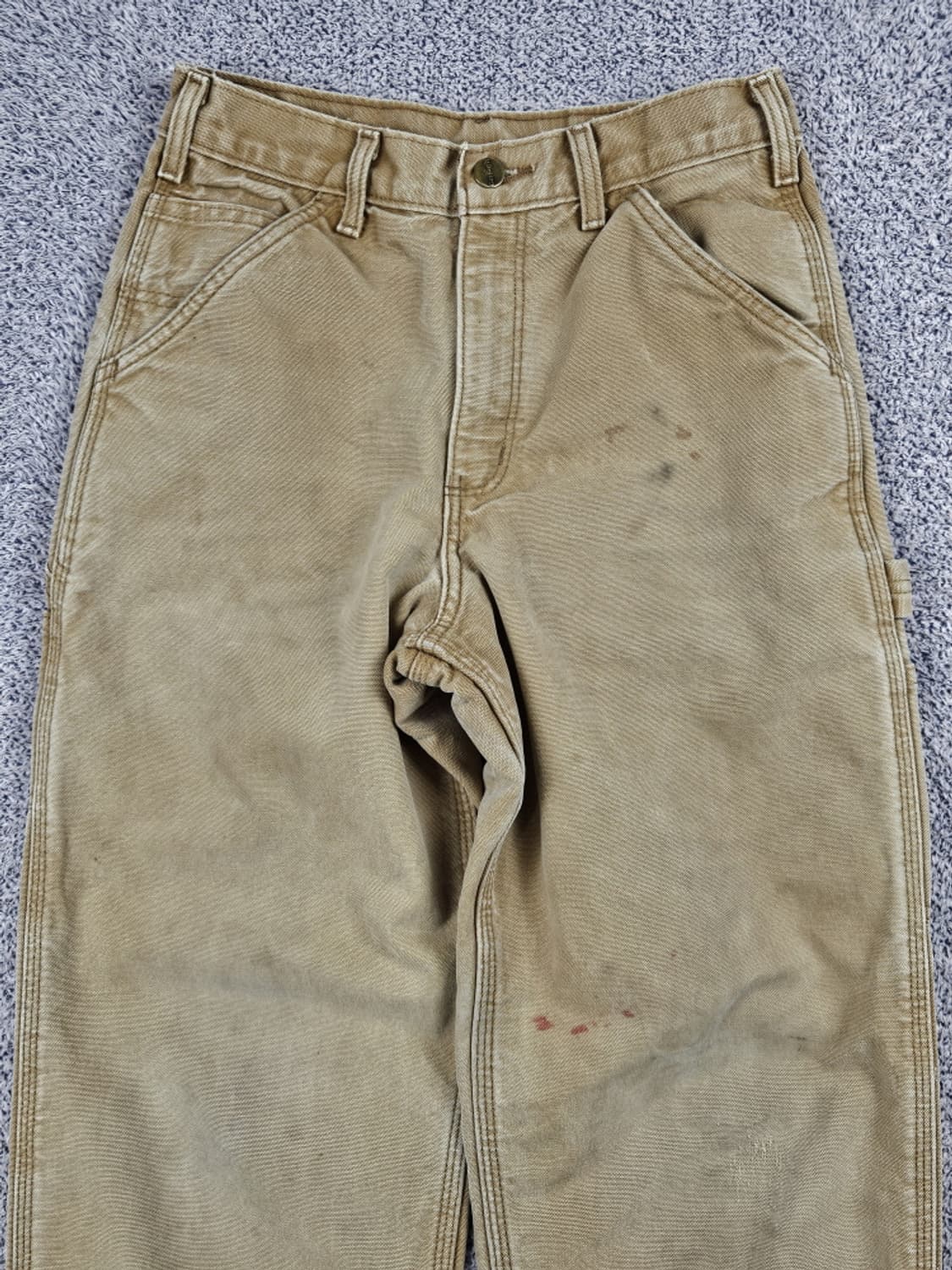 칼하트 헤비 플란넬 캔버스 카펜터 워크 팬츠 (24"추정) / 10520 상품이미지6