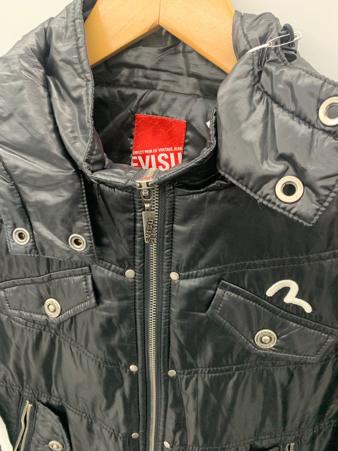 에비수 블랙 경량패딩 상품이미지8