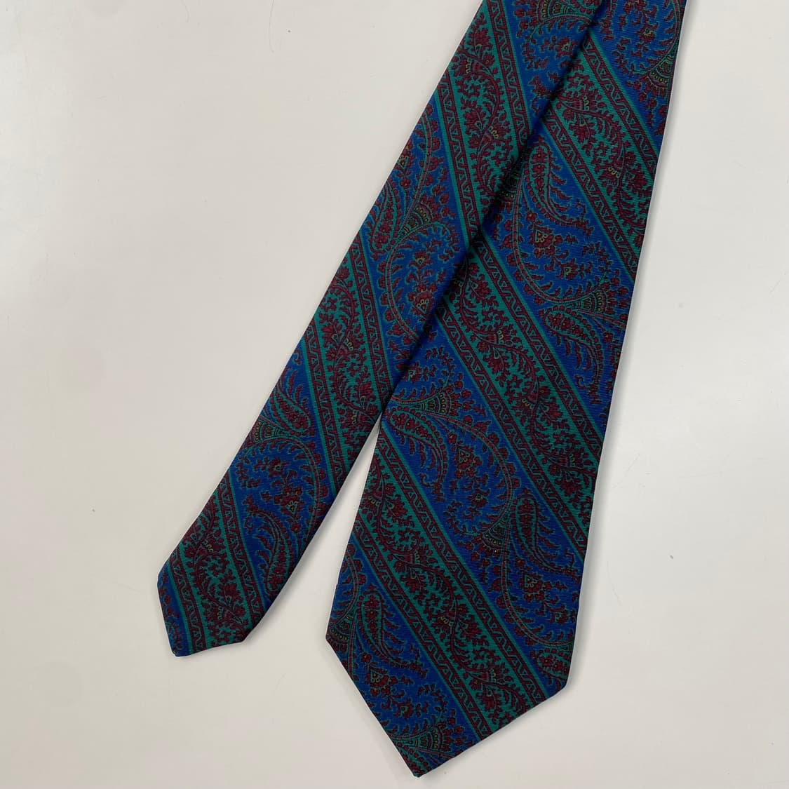랑방 페이즐리 정품 명품넥타이 (LANVIN) 8.3cm 상품이미지3