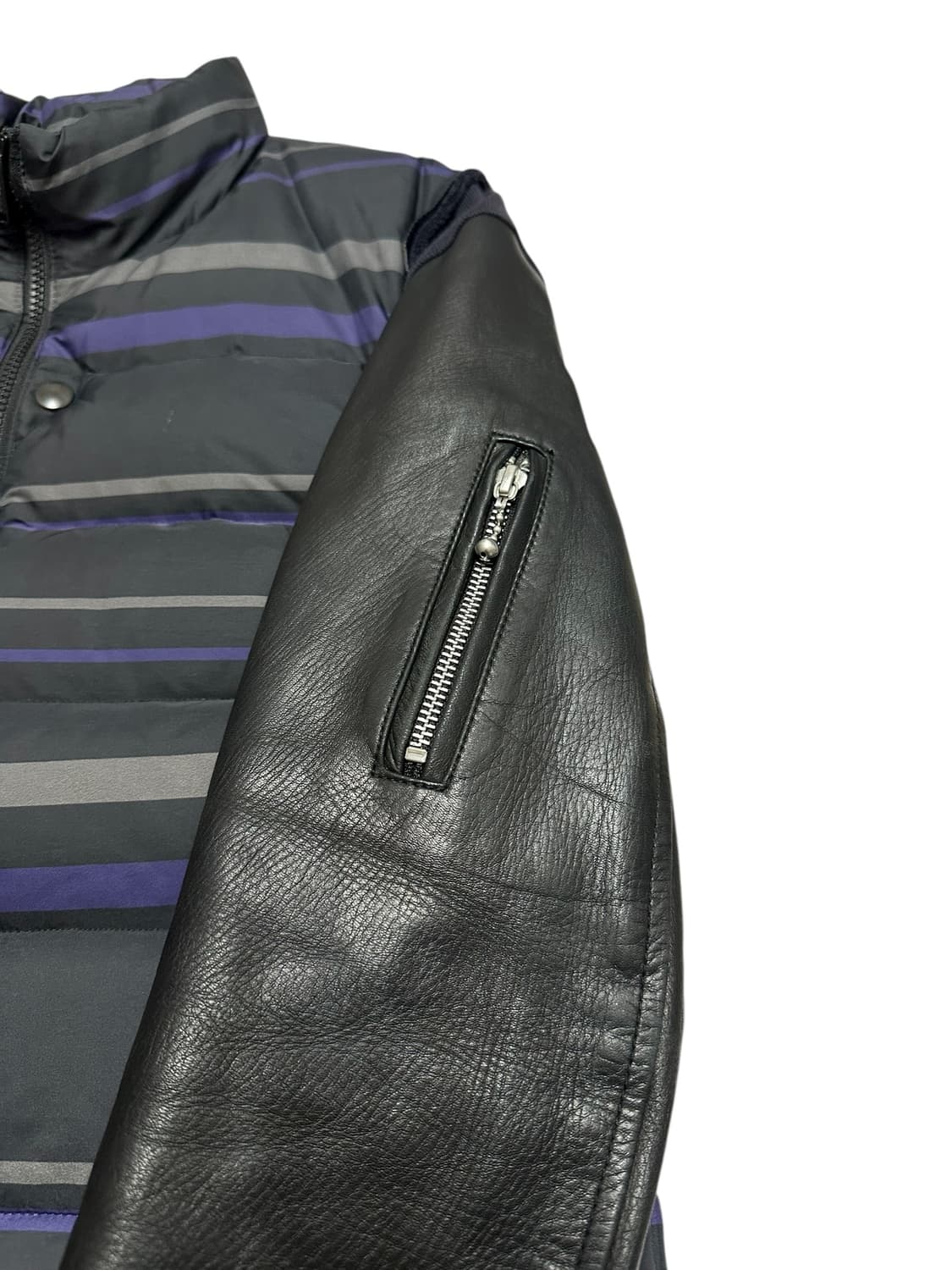 언더커버 레더 슬리브 패딩 상품이미지6