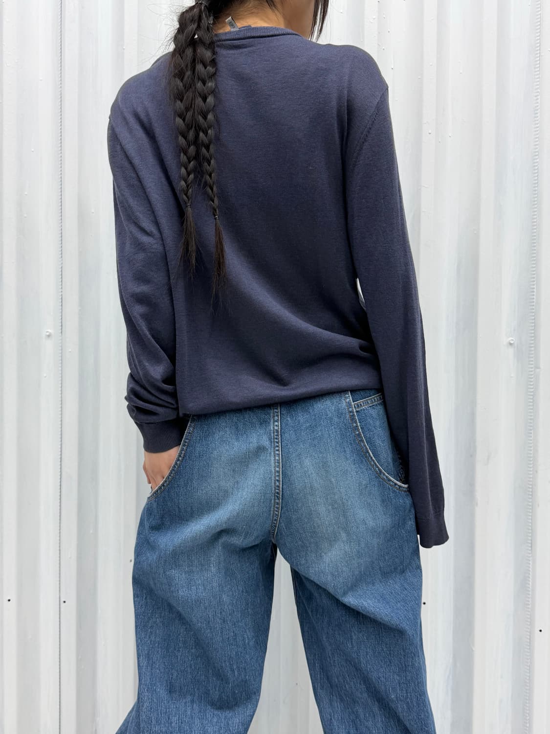 Zucca egg shaped pocket denim pants 상품이미지3