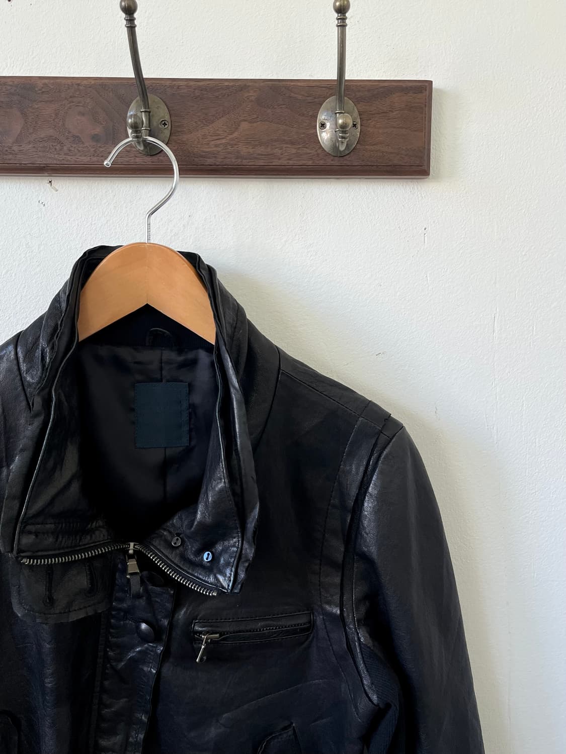 H BIS 레더 크롭 자켓 상품이미지2