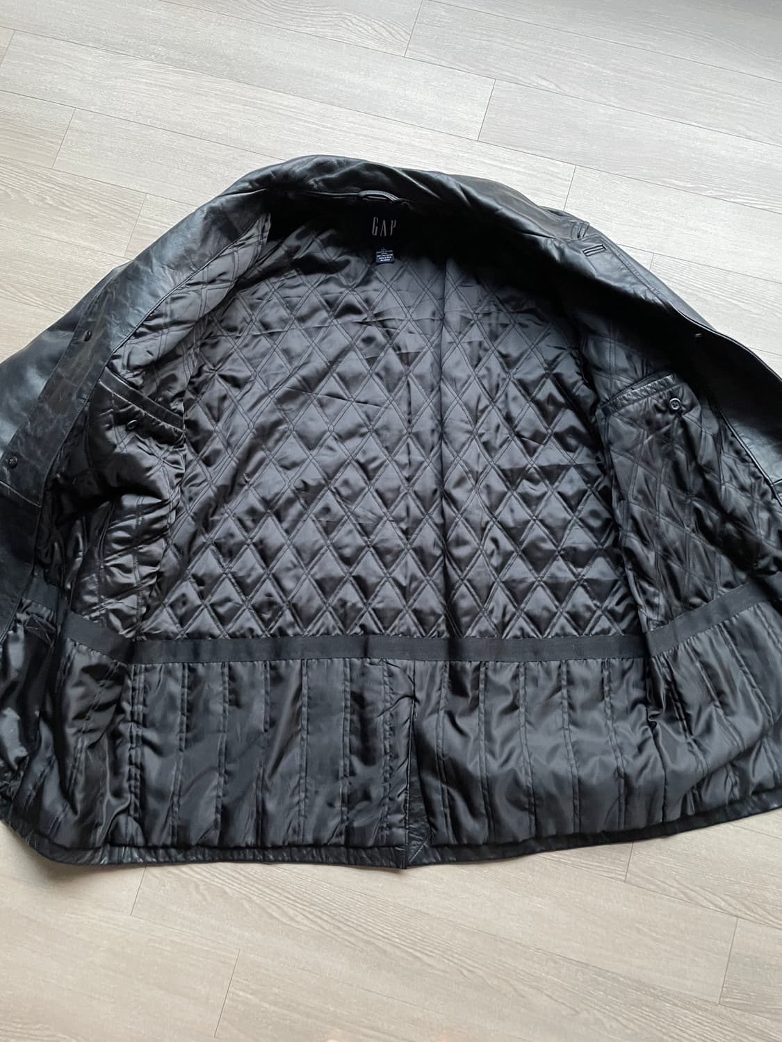 90s 올드갭 레더 카코트 gap carcoat 상품이미지5