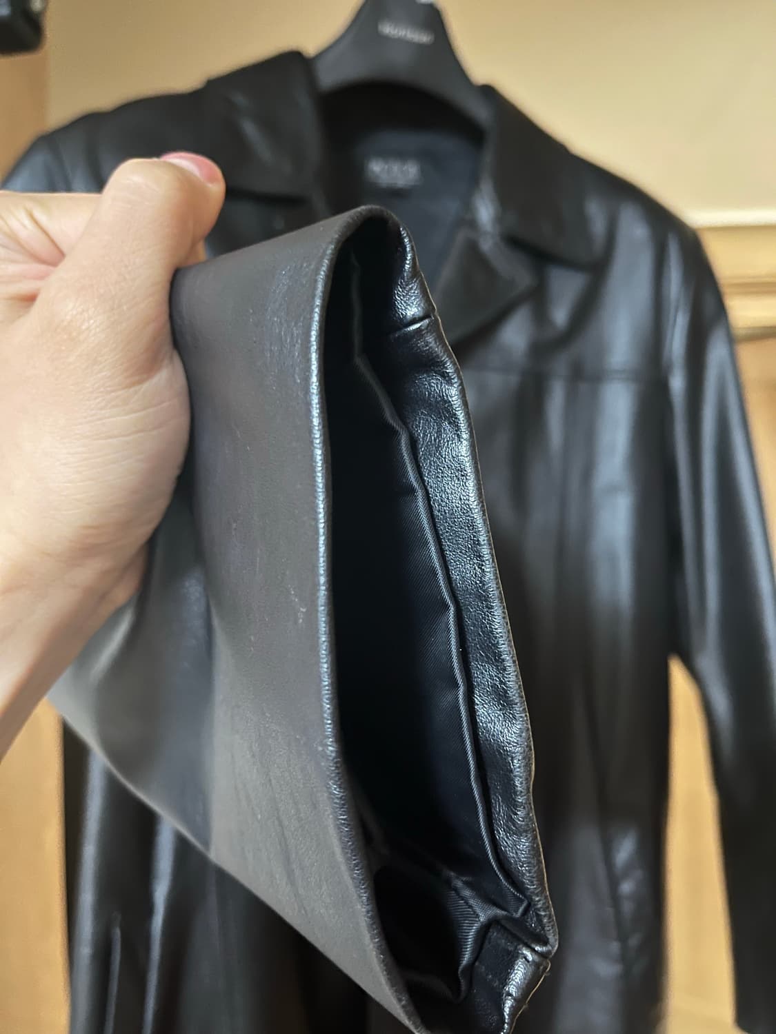 가죽코트 카코트 레더코트 100 상품이미지4