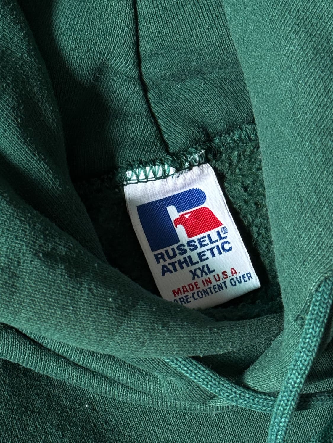 90s USA 러셀 애슬레틱 블랭크 스웻 풀오버 후디 (110) 상품이미지3