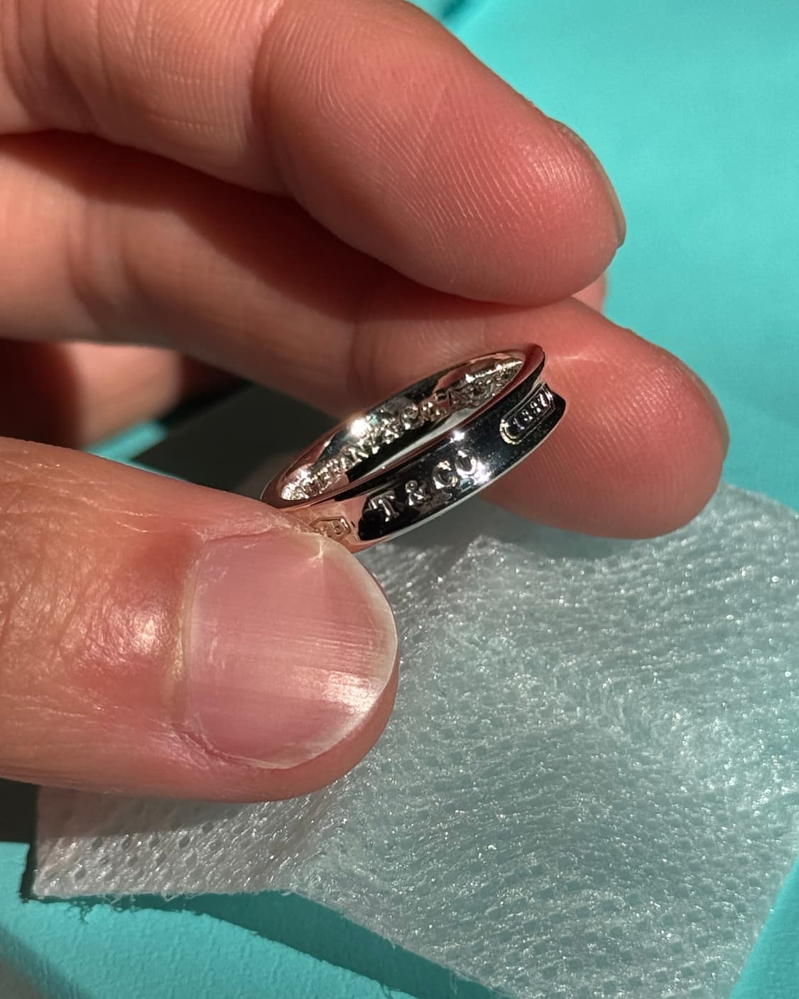 티파니앤코 1837 링 네로우 실버 6.5 상품이미지2
