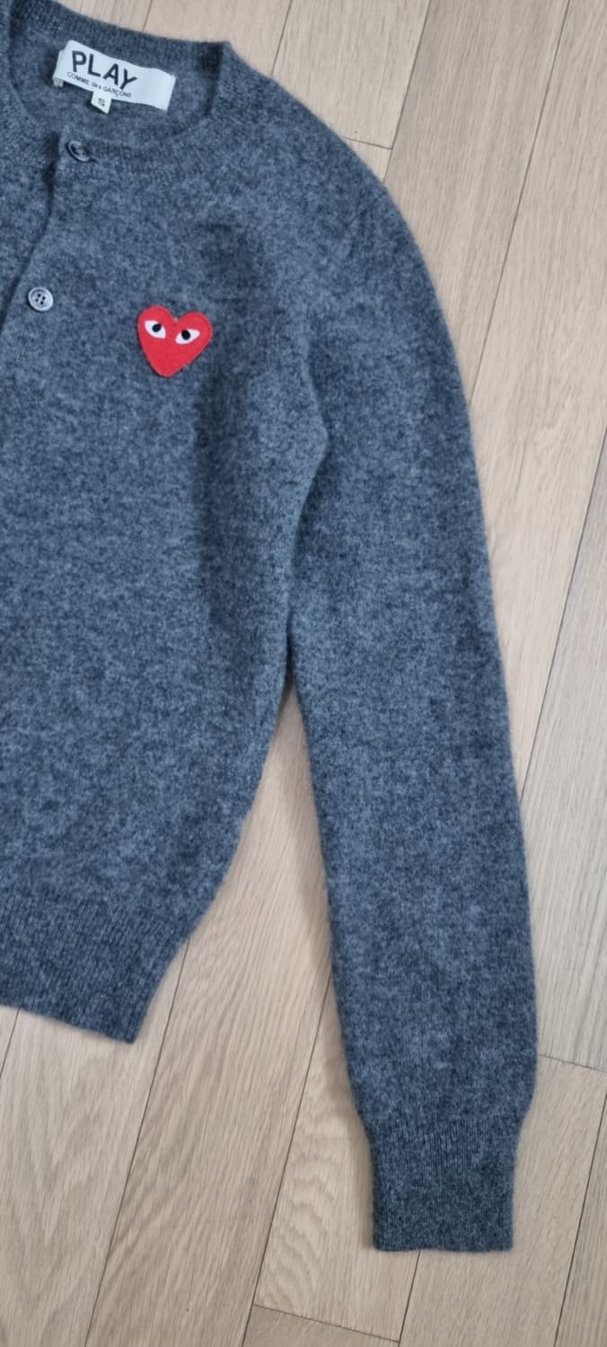 꼼데가르송 레드 와펜 울 가디건 S _ 여성 XS, 사이즈 확인 상품이미지4