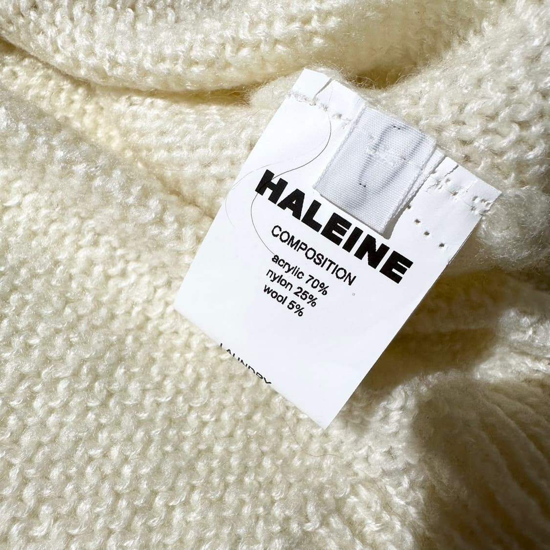 (새상품) 알렌느 울 블렌드 하이넥 니트 집업 가디건 상품이미지9