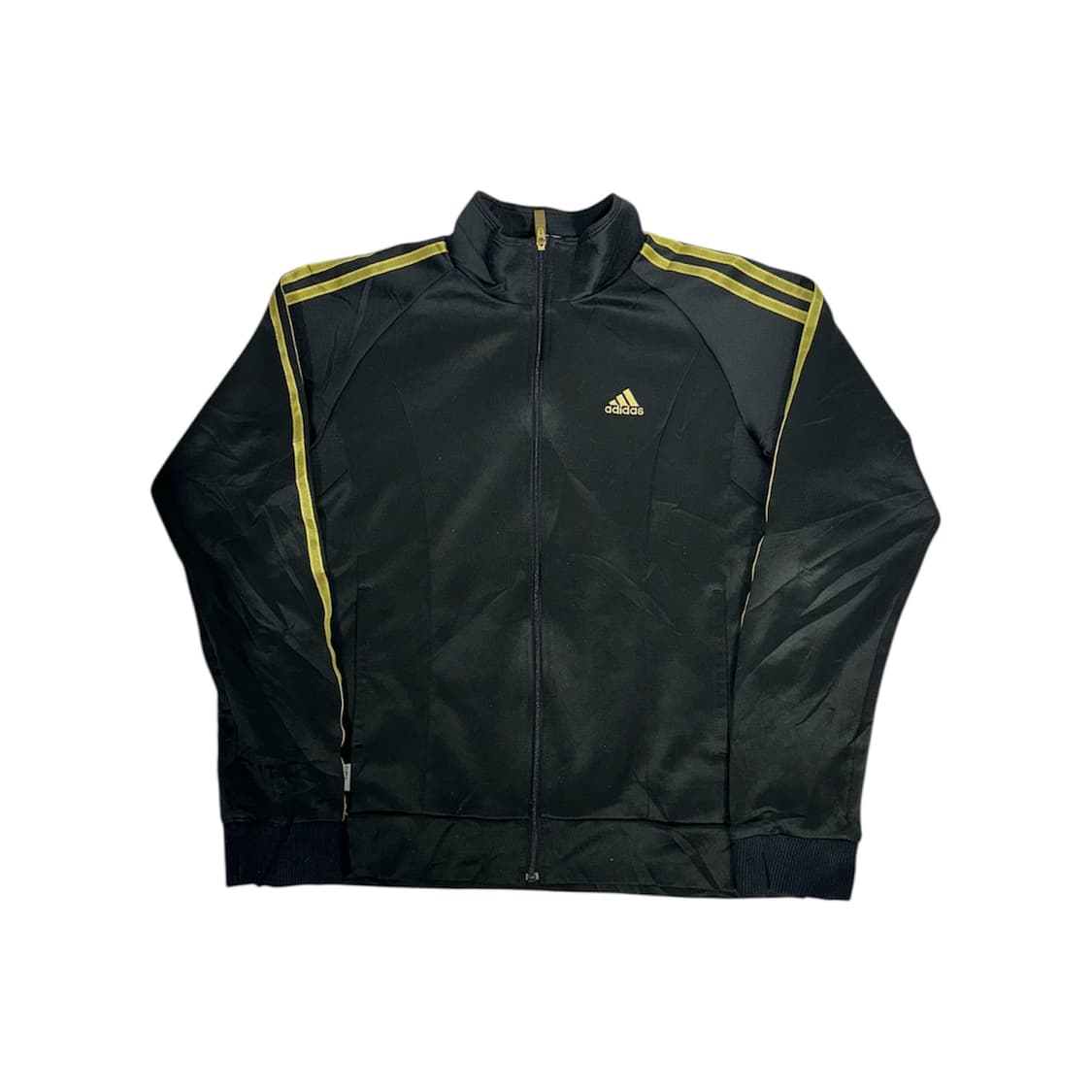 아디다스 블랙 골드 삼선 트랙탑 져지 M 상품이미지5
