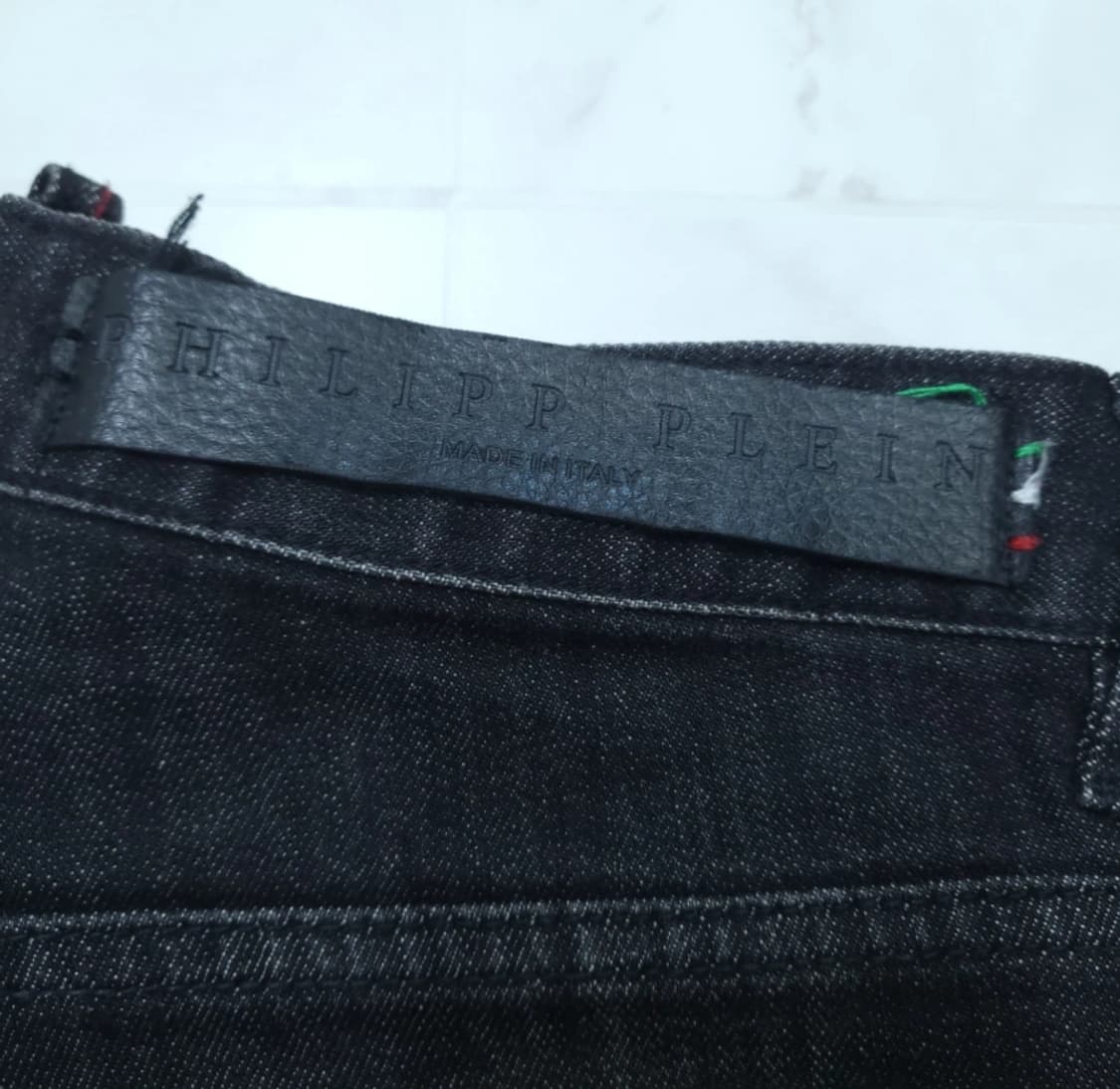 필립플레인 남성 블랙 슈퍼 스트레이트 청바지 30 상품이미지5