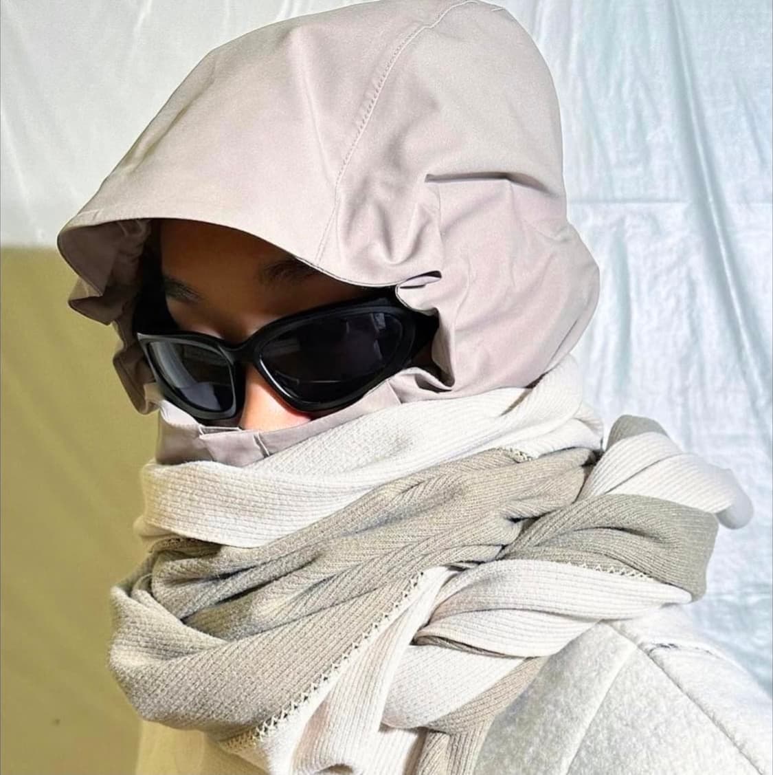 Xlim 후드 머플러 상품이미지4