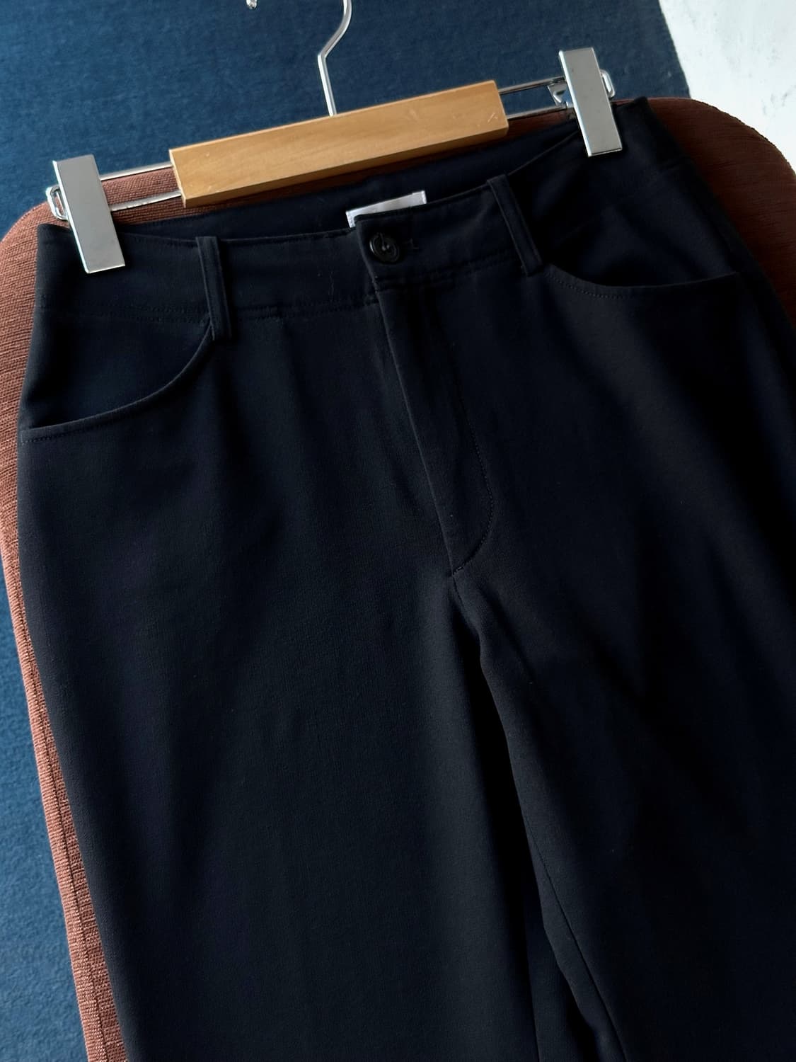 Poly rayon blend stretched trousers 상품이미지7