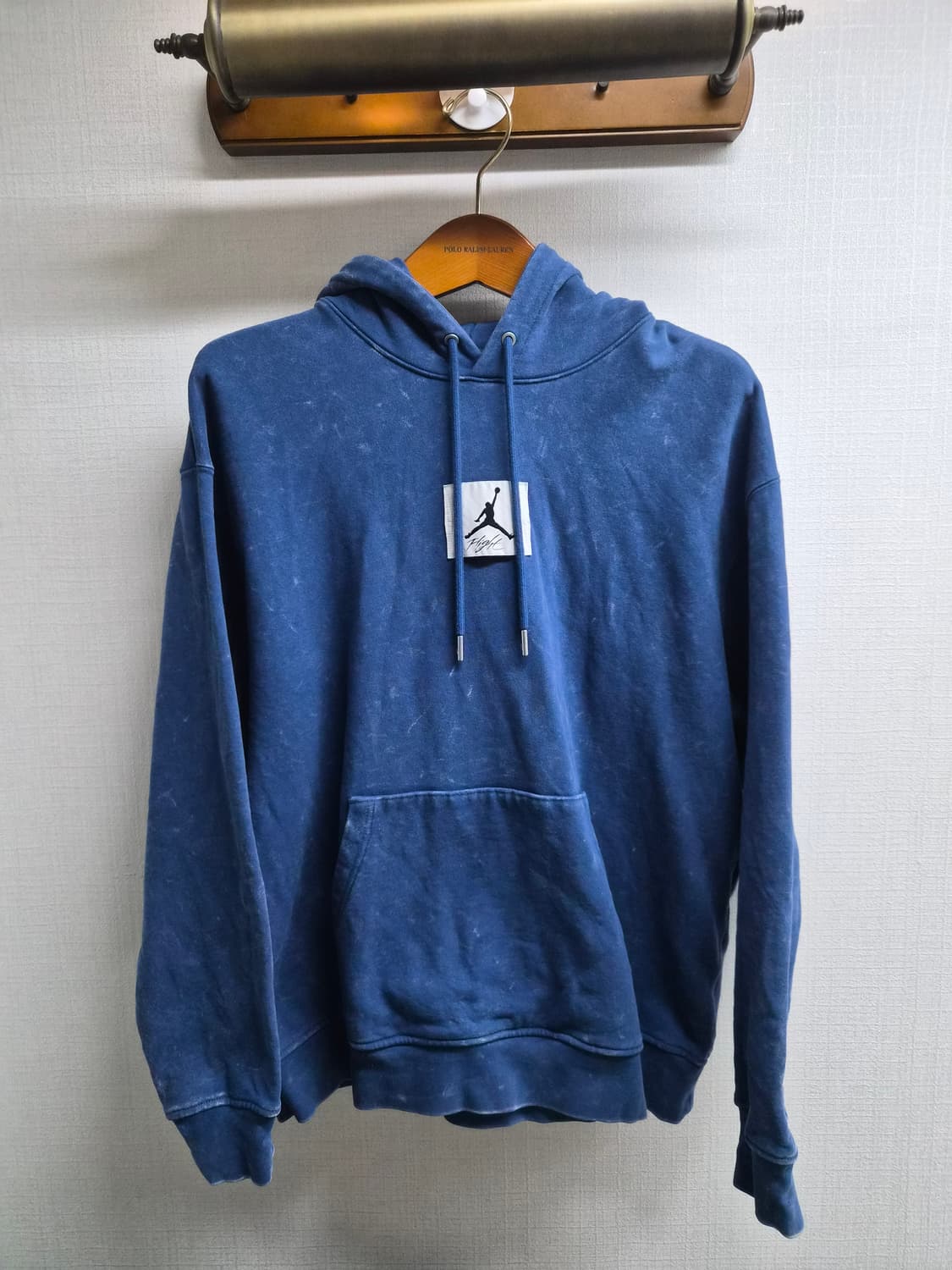 XL) 나이키 조던 에센셜 워시드 프렌치 블루 후드티 팝니다 상품이미지1