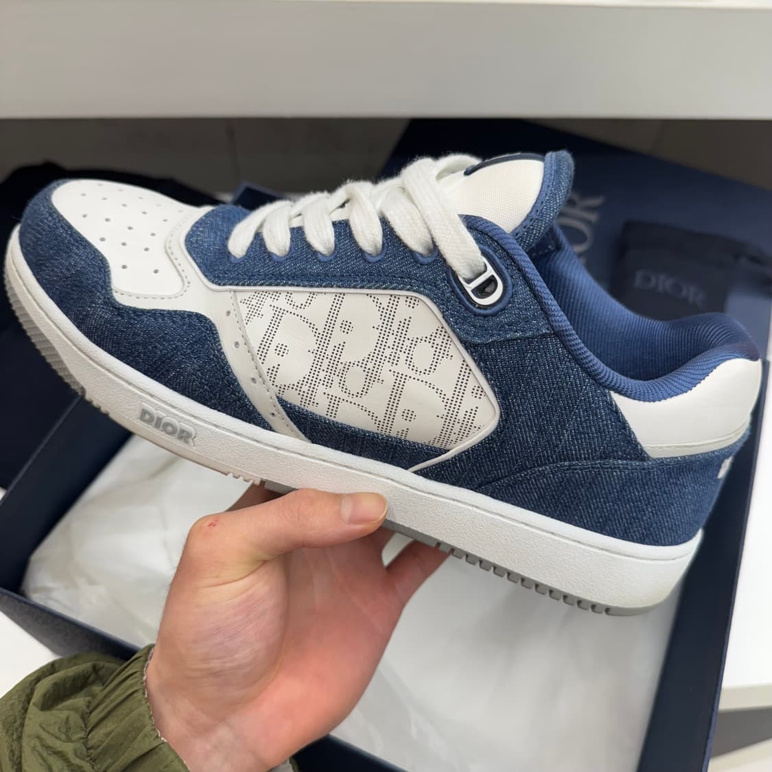 [41] 디올 b27 데님 로우 스니커즈 상품이미지3