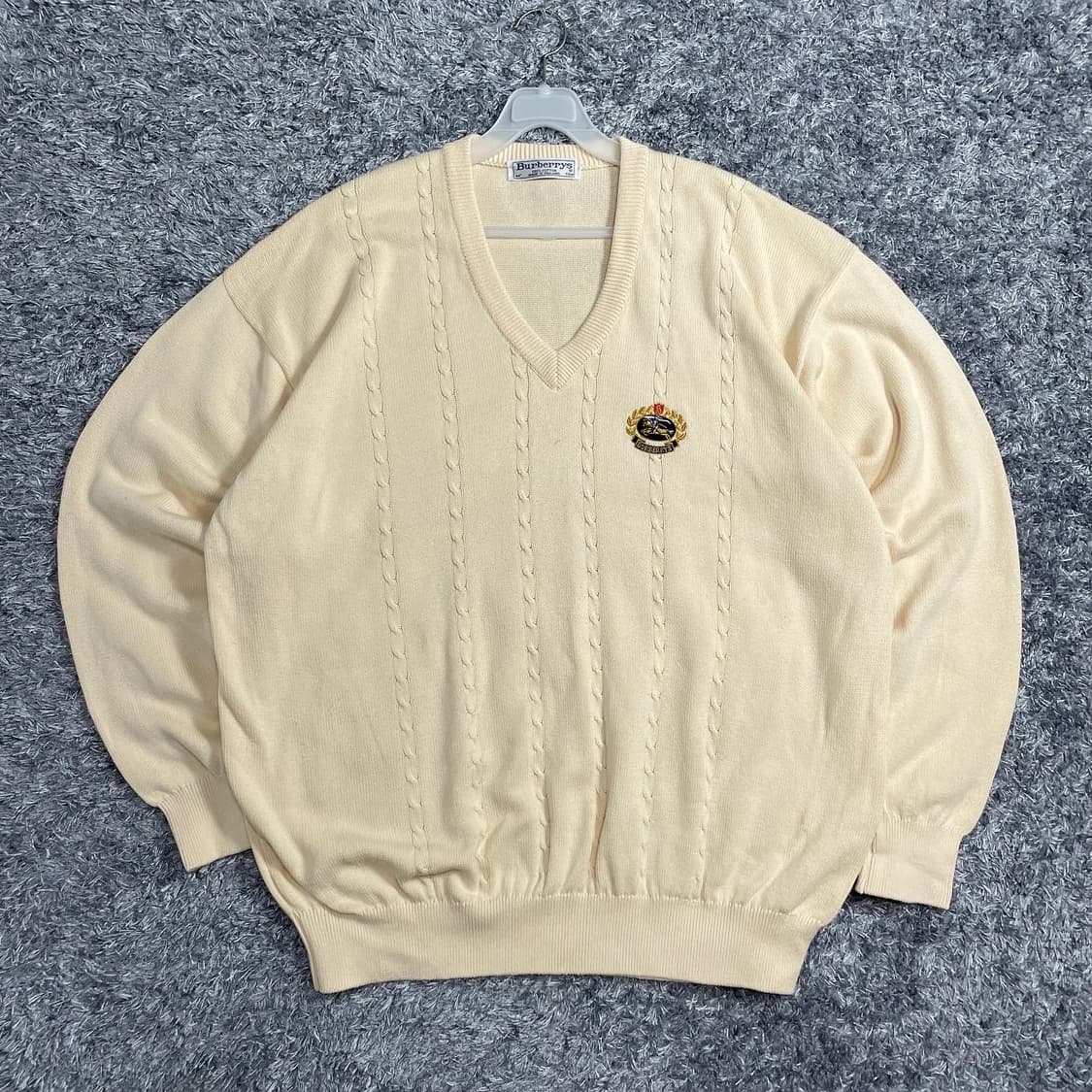 Burberrys 버버리 크레스트 꽈배기 니트 상품이미지1