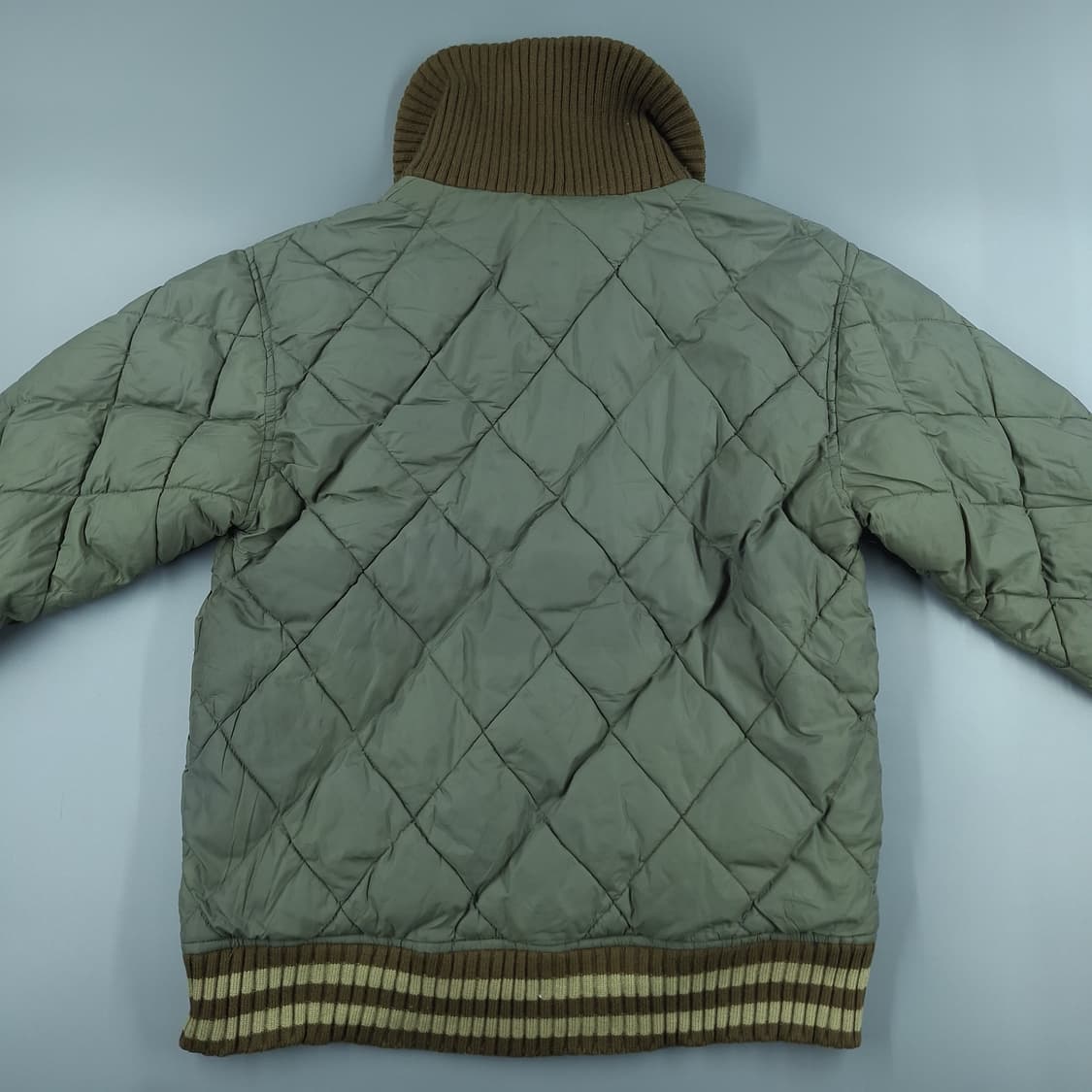 NST NEVER SEEN THING 카키 다이아몬드퀼팅 캐주얼자켓 L 상품이미지9