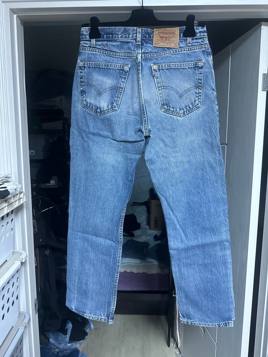 [33x32] 빈티지 리바이스 505 데님 팬츠 상품이미지3