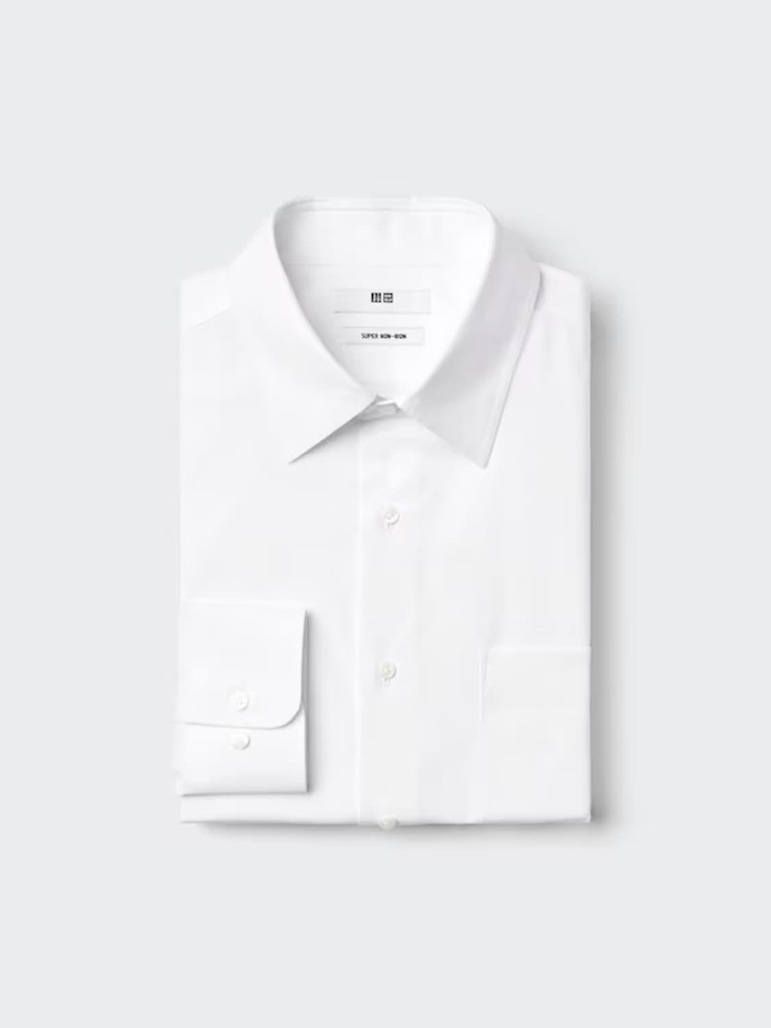 [새제품]유니클로 슈퍼 논아이론 셔츠 화이트 XL 상품이미지2