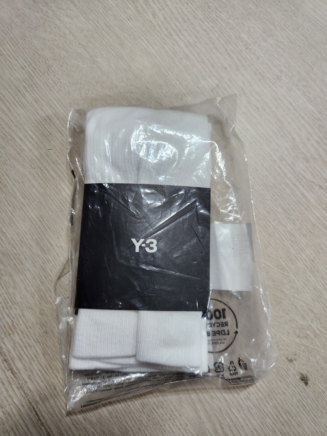 Y-3 니트 로고 양말 HZ4268 24-26사이즈 상품이미지5