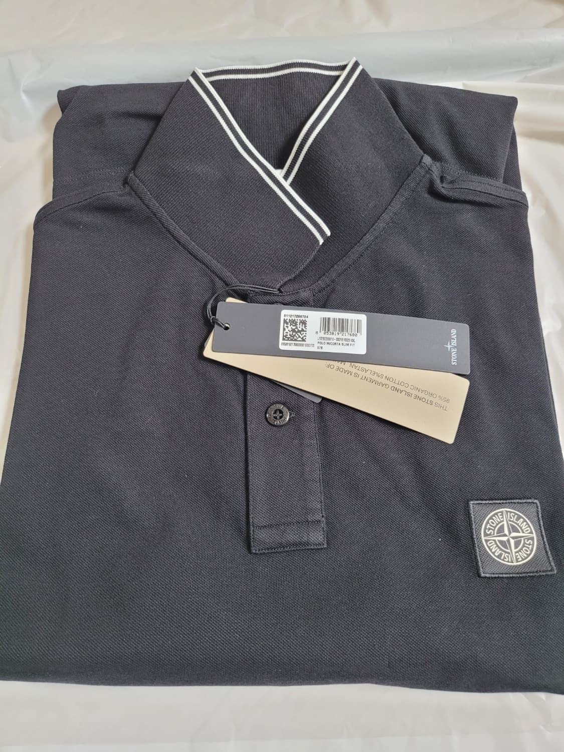 🧭 [새상품] 스톤아일랜드 로고 패치 슬림핏 피케 폴로 (XXL, 3X 상품이미지3