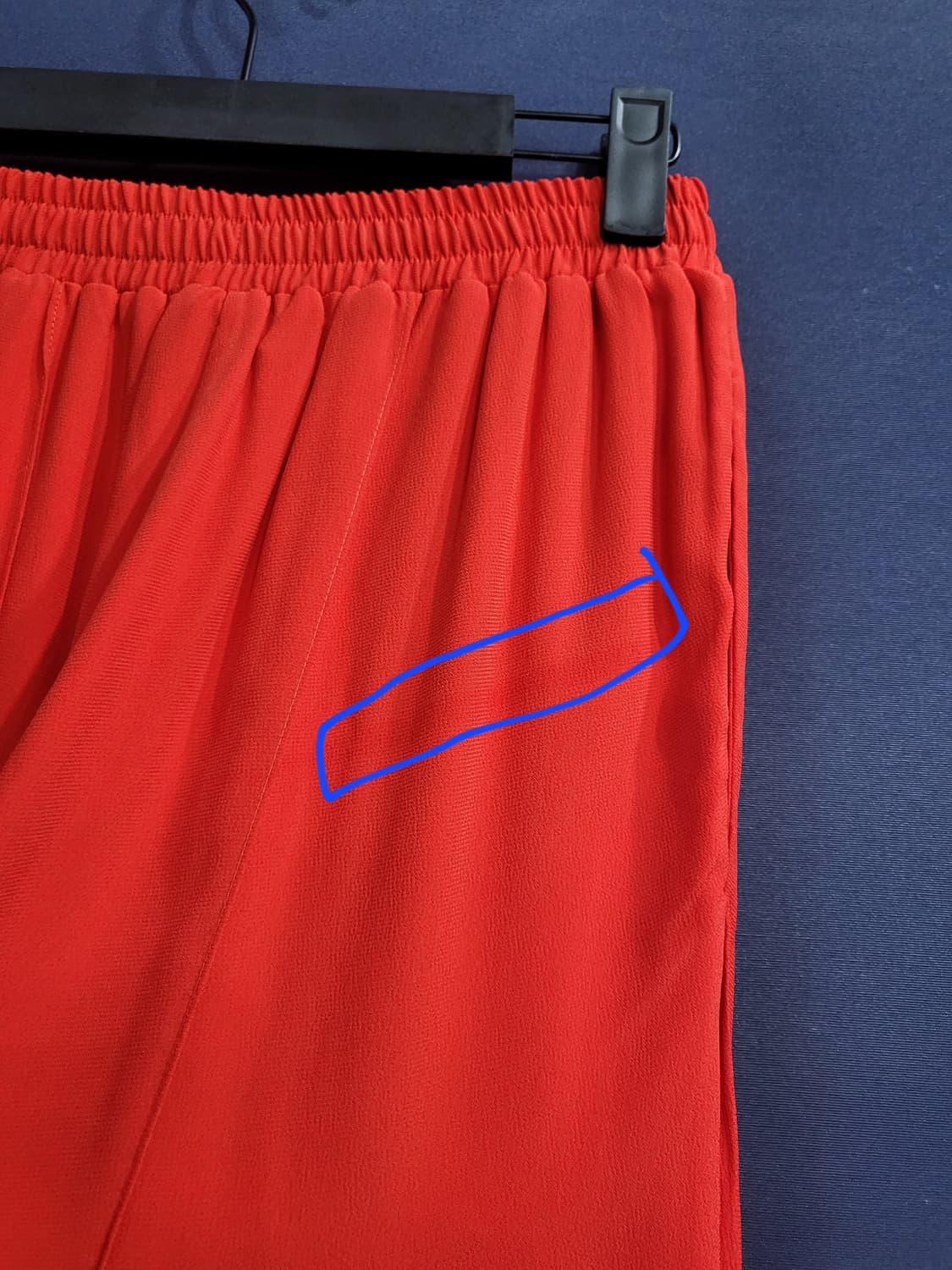 코스 밴드 와이드 팬츠 상품이미지5