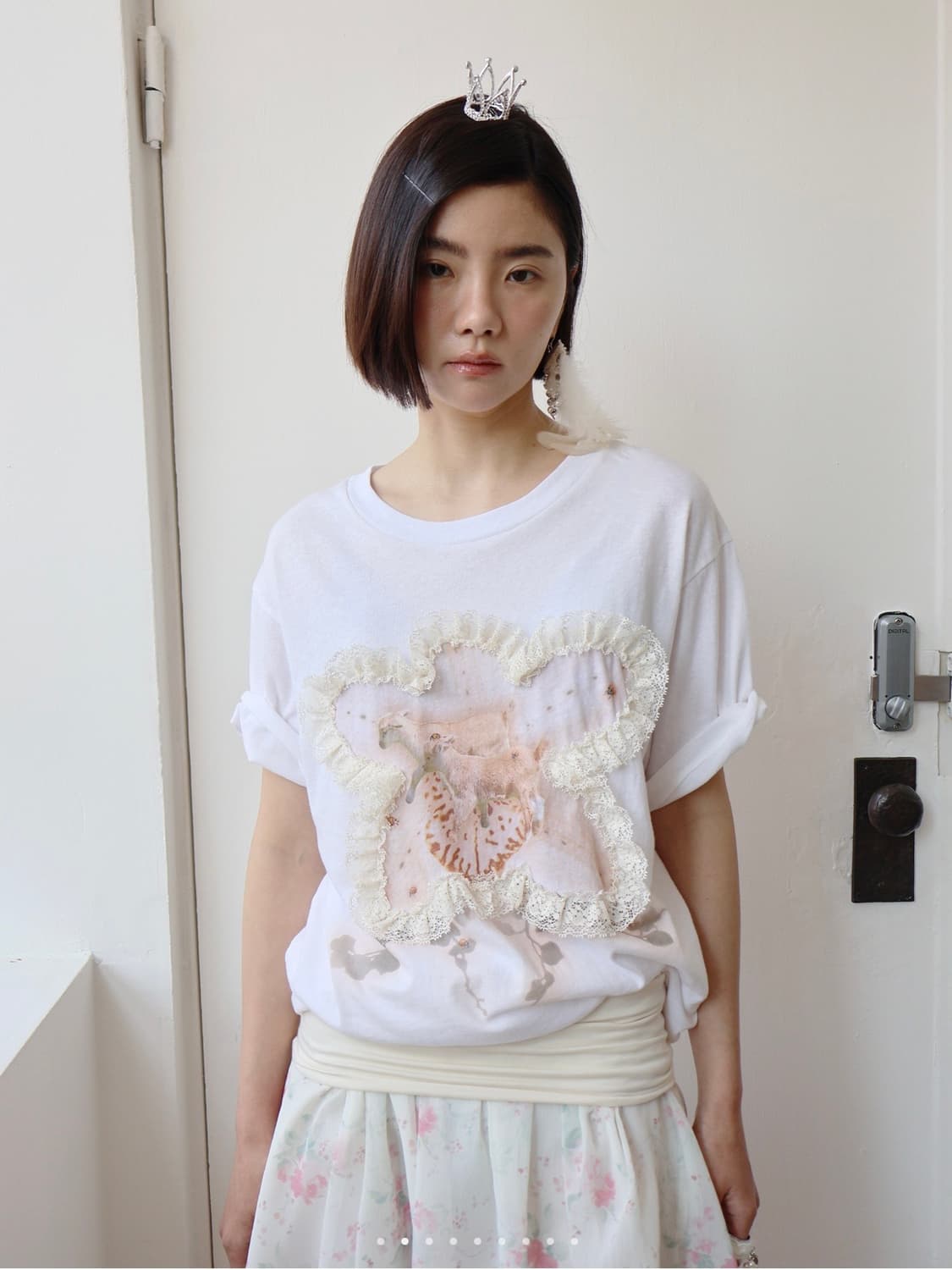 콜로신스 반팔 티셔츠 KIDDY & LADYBUG T-SHIRT WHIT 상품이미지2