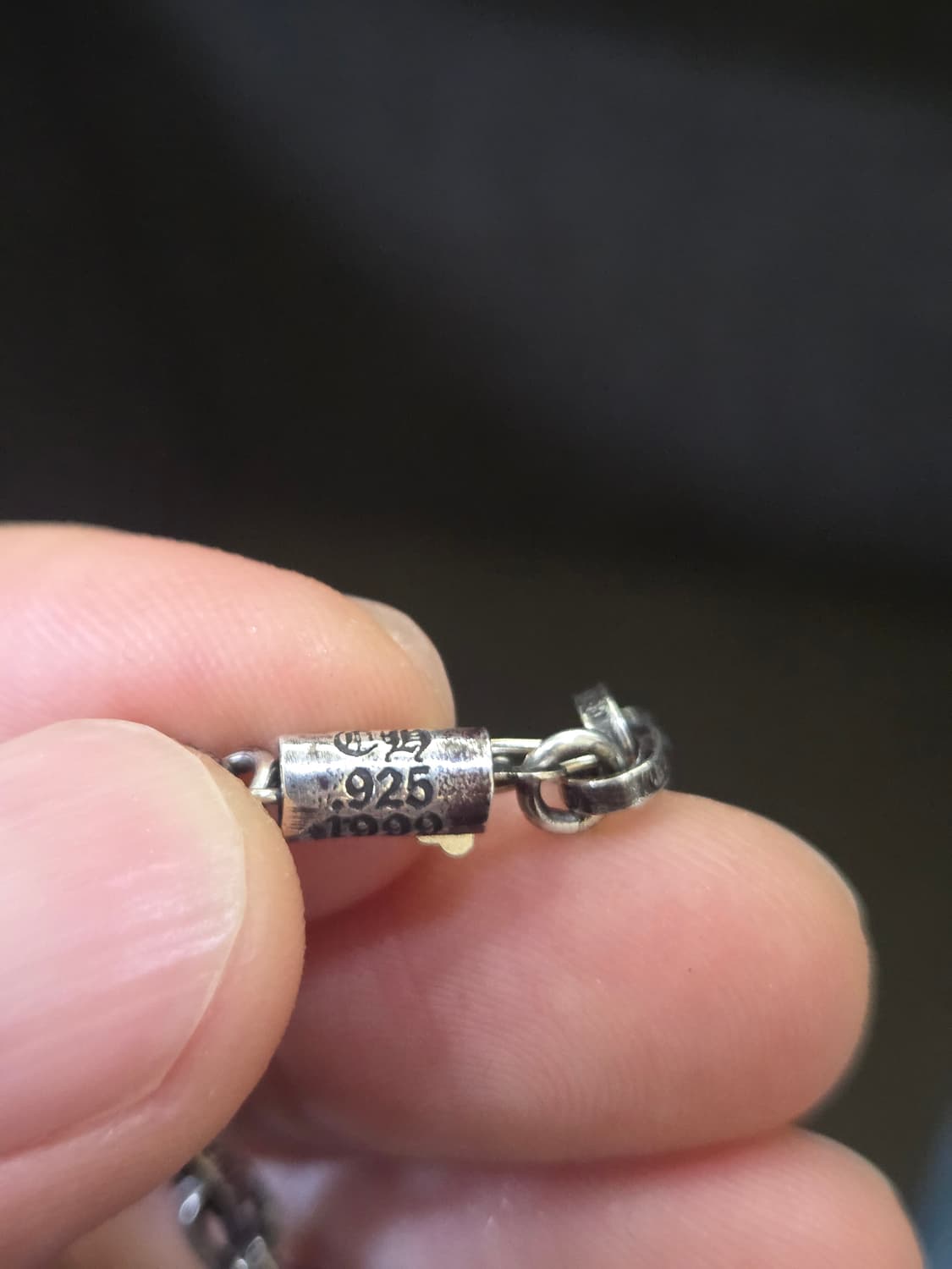 크롬하츠 페이퍼체인 팔찌 스몰 8인치 상품이미지3