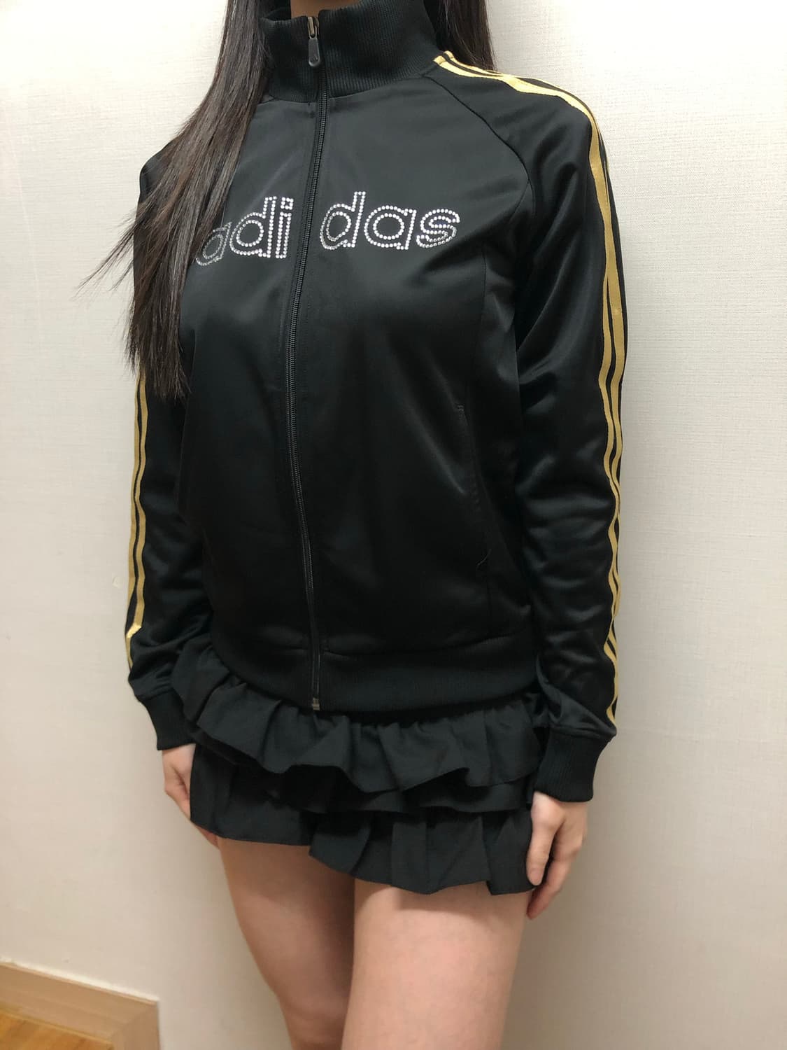 빈티지 블랙 아디다스 큐빅 져지 상품이미지6
