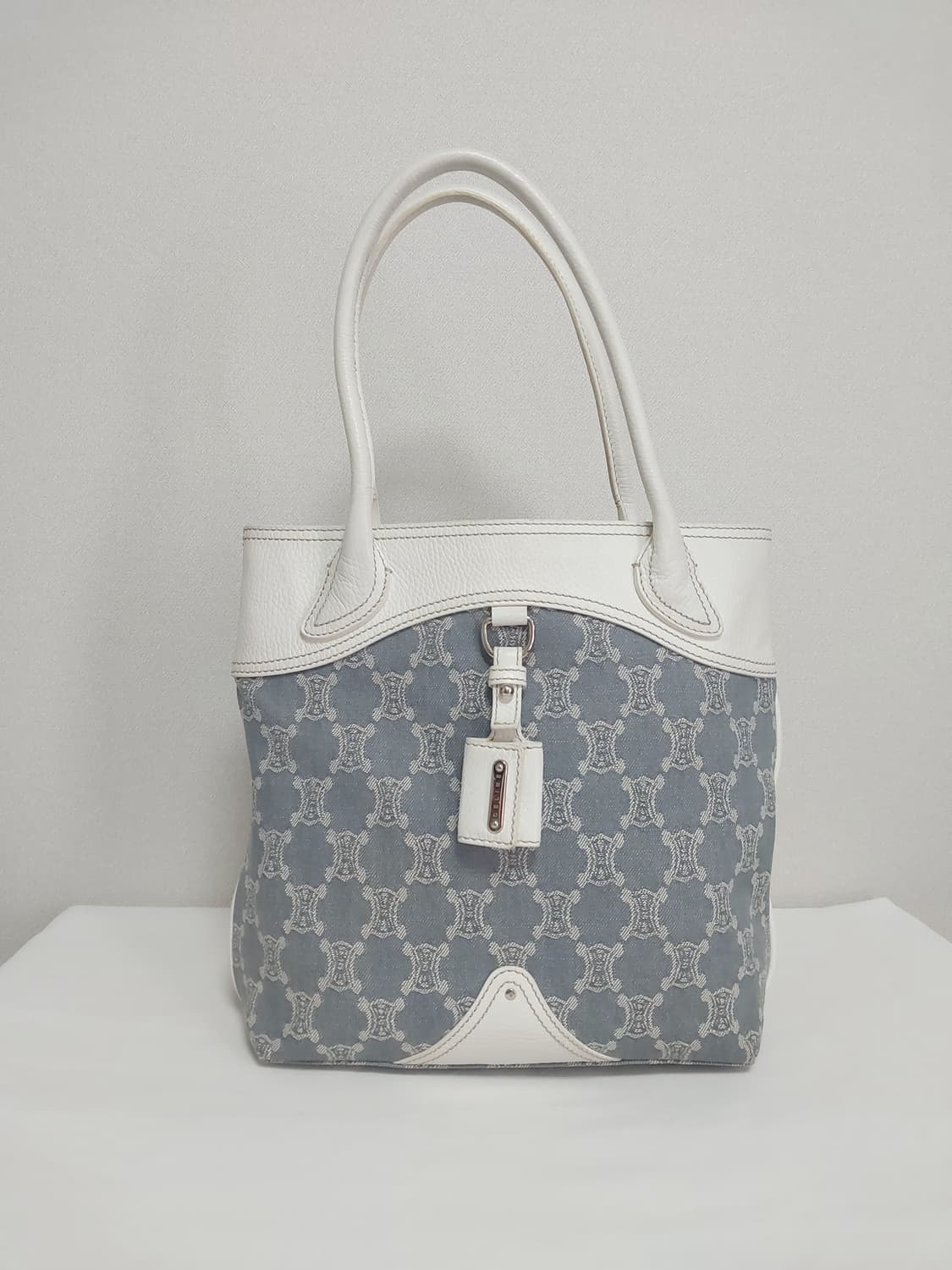 셀린느 데님 마카담 트리오페 숄더백 토트백 (정품) 상품이미지5