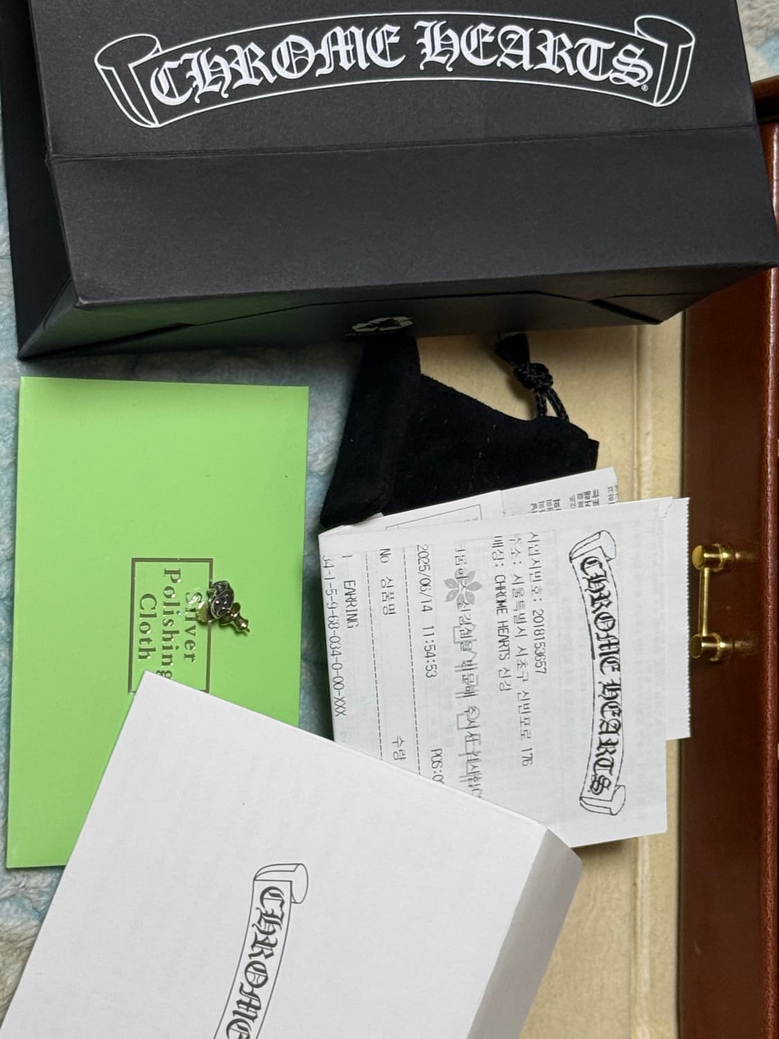 크롬하츠 하트 스터드 이어링 상품이미지6