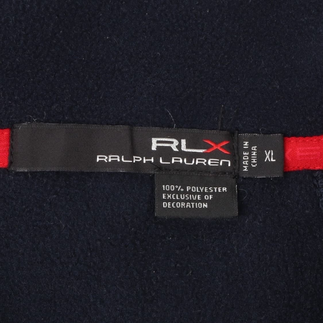 RLX 랄프로렌 네이비 버튼업 풀오버 플리스 상품이미지9