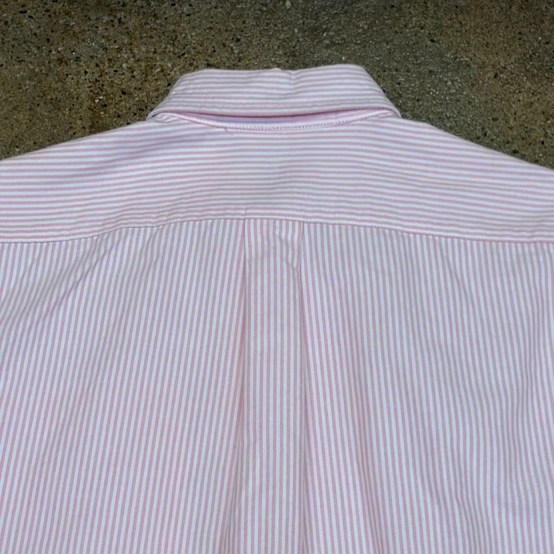 00s 미국 빈티지 폴로랄프로렌 핑크 스트라이프 옥스포드 셔츠 상품이미지7