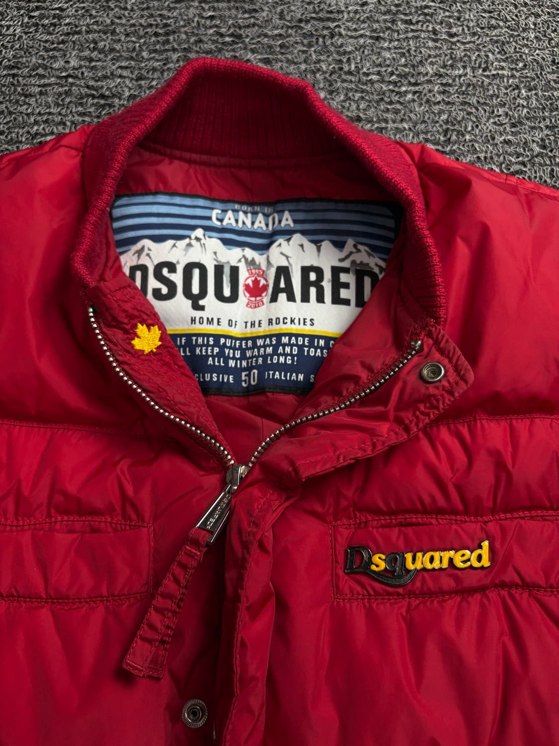 00s 디스퀘어드 y2k 올드스쿨 봄버 다운 자켓 1451 상품이미지3