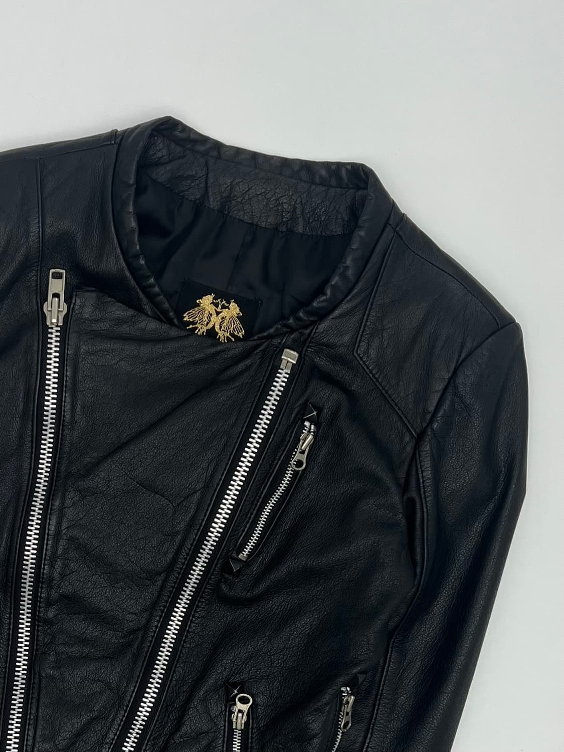 빈티지 우먼 양 가죽자켓 상품이미지2