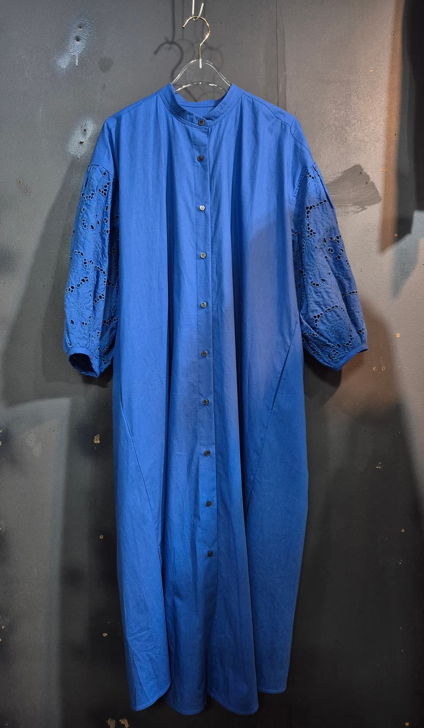 일본 제품 블루 롱 원피스 55 66 상품이미지1