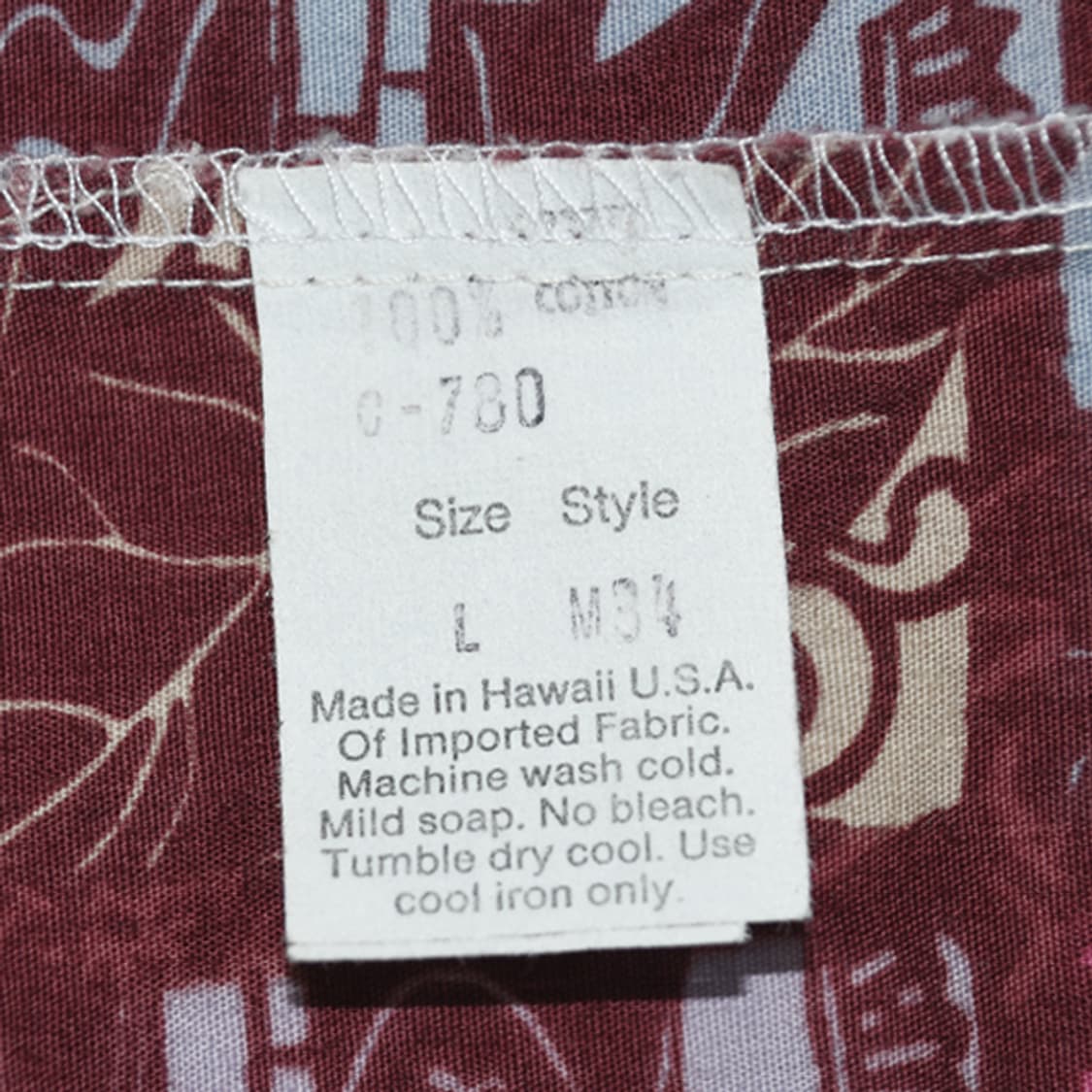 made in Hawaii USA Kahala 하와이안셔츠 상품이미지8