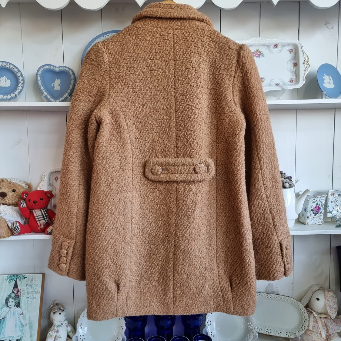 INGNI(잉그니) 뽀글이 부클 더블버튼 코트 상품이미지5