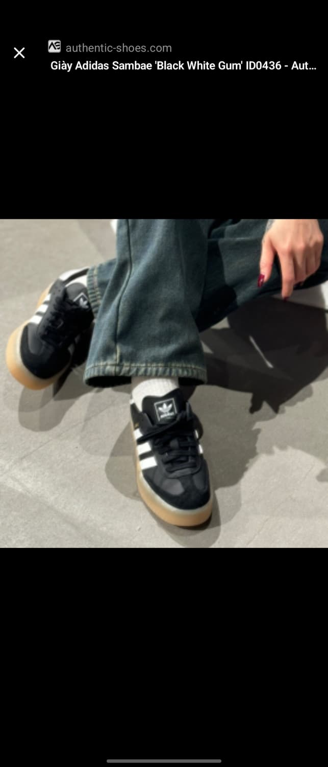 아디다스 삼바 블랙 화이트  225 상품이미지5