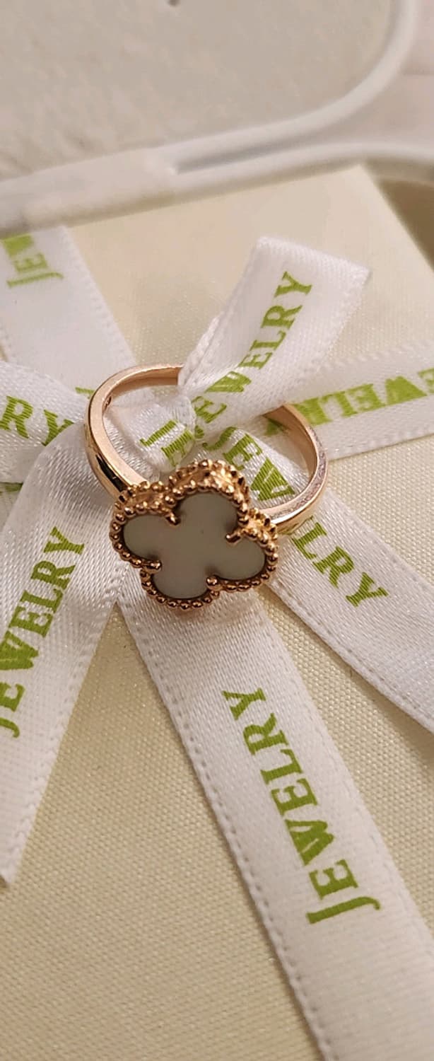 18k 클로버 반지 상품이미지4