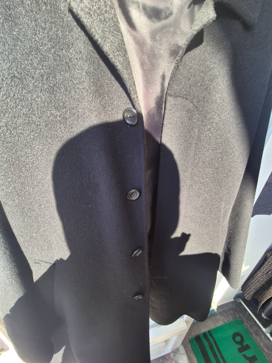 Rogatis Escadrille 블랙 울 코트 105사이즈 상품이미지6