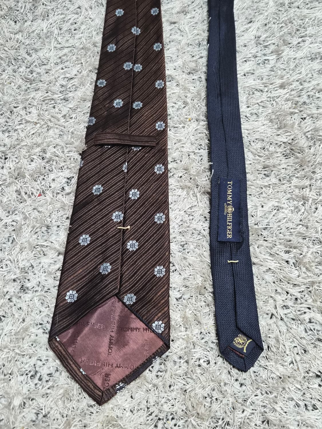 타미힐피거Tommy 플라워 도트 패턴 넥타이 Free - N42 상품이미지6