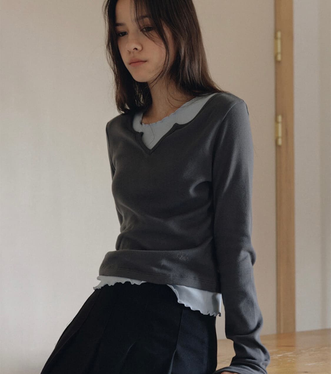 앤니즈 Tender layered long sleeve 상품이미지1