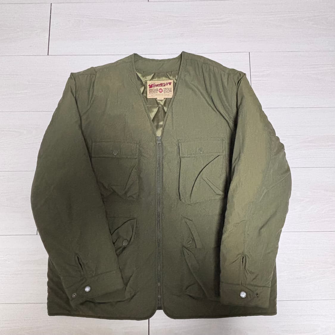 모노플로우 밀리터리 푸퍼자켓 상품이미지2